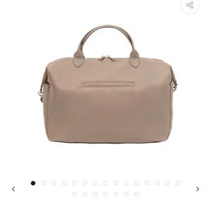 Mina Baie Midi Emmy Nylon bag in dune color.